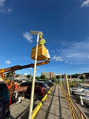 Guam Bus Shelter and Port Lighting Project