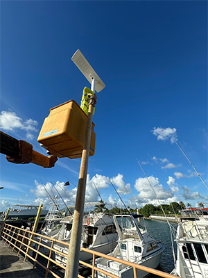 Guam Bus Shelter and Port Lighting Project