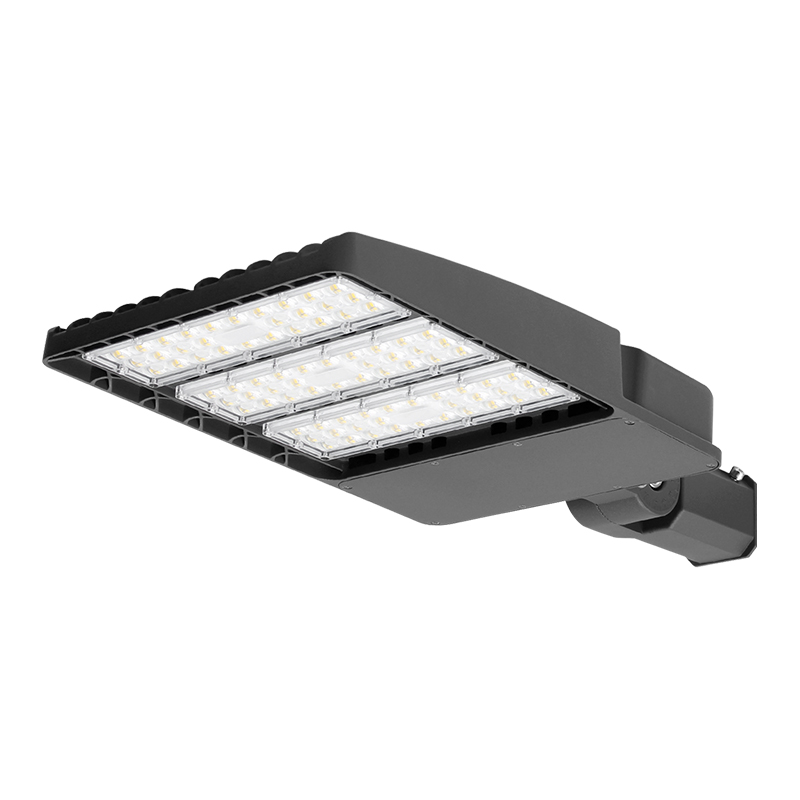 LED shoebox lighting street light microwave motion sensor, multiple dimming functions 100W-300W