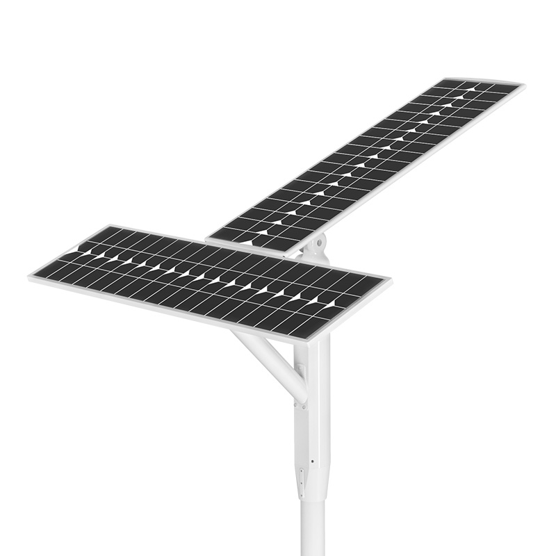 solar street light with CCTV camera Ip65 Outdoor Led Double photovoltaic panels motion sensor 90W 120W 200W 300Watt Integrated All in one