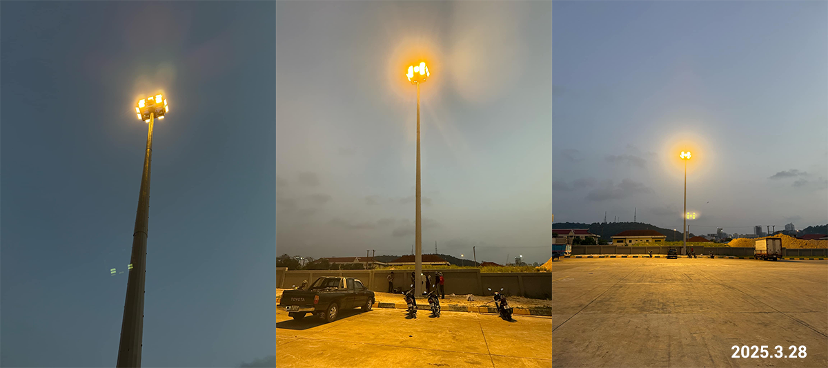 Cambodia 500W Stadium Lighting Project