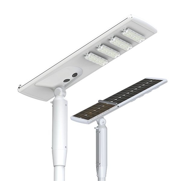 Fully automatic cleaning solar street light Outdoor IP65 waterproof Microwave radar induction dimming