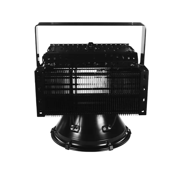 Outdoor reflector 800w 1000w 1500w 2000w RGBW DMX controlled LED Tower crane light Super bright industrial basketball court sports flood lighting for stadium