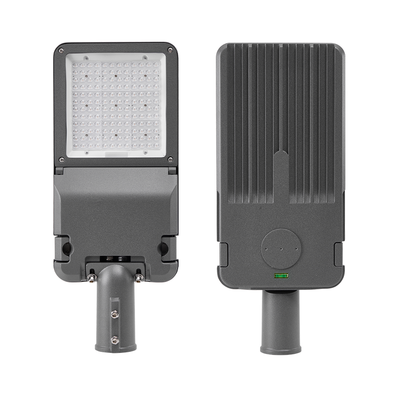 High Lumen IP65 Waterproof LED Street Light for Road AC Power Supply Aluminum Alloy Construction 80x150 Beam Angle
